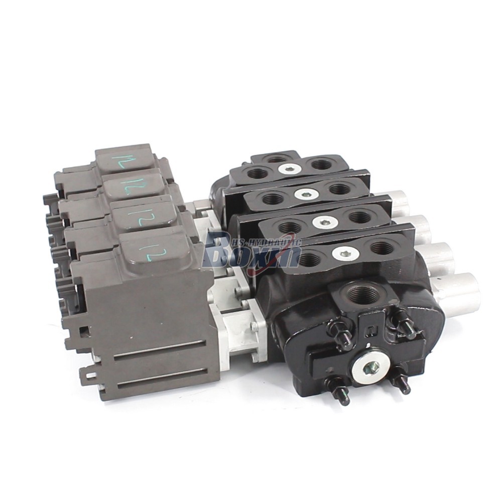Factory Direct Supply of SD8EMA-4OT Electric Motor 4 Spool Sectional Directional Valve cover photo